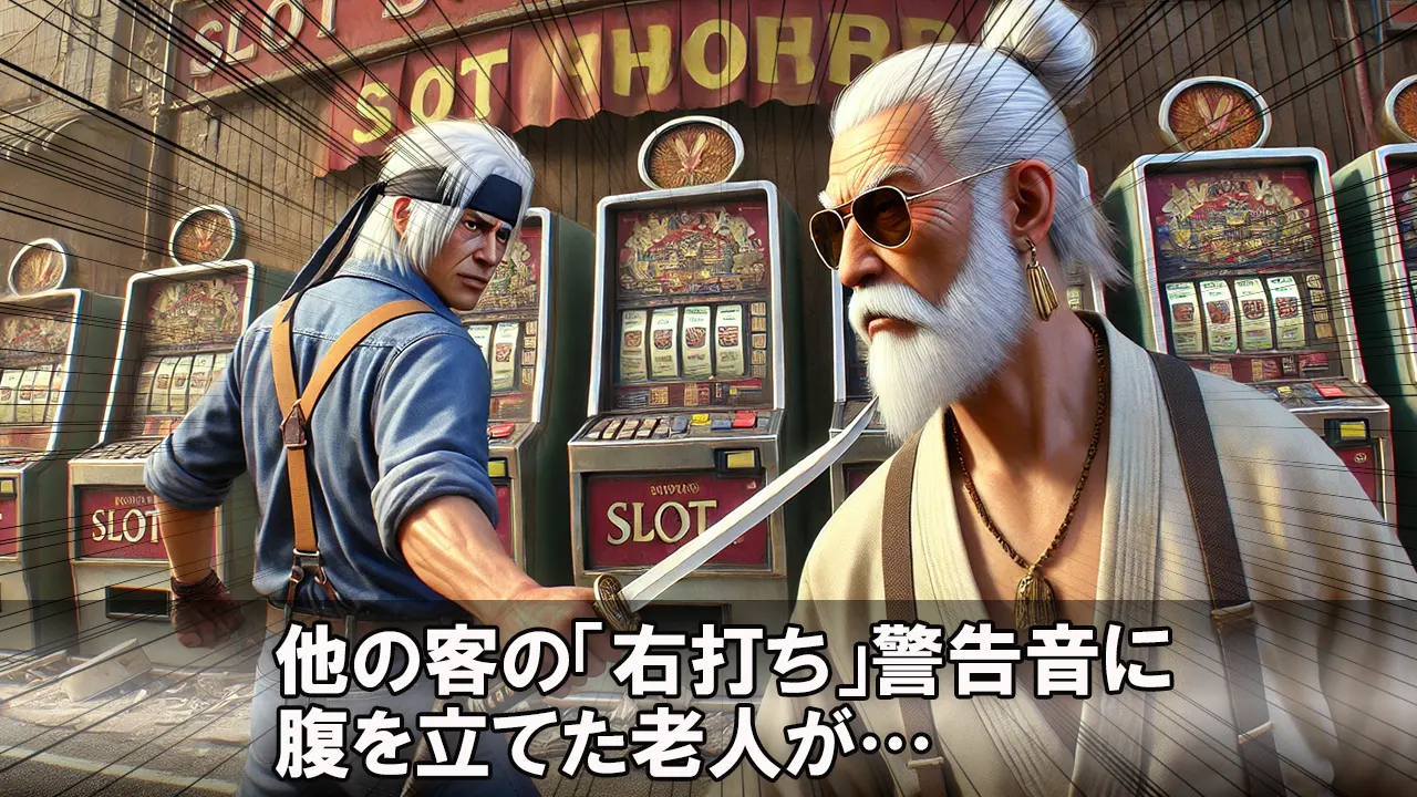 【地獄絵図】他の客の「右打ち」警告音に腹を立てた老人が「おまえ外出ろ」などと怒鳴り…