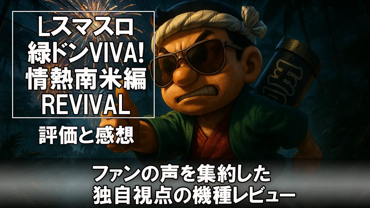 20250507_Lスマスロ 緑ドン VIVA!情熱南米編 REVIVAL_スマスロ・スロット_評価・解説